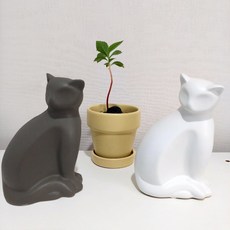 고양이도자기인형