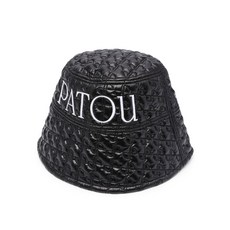 파투(Patou) 로고 자수 버킷 햇
