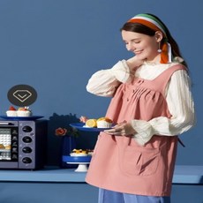 전자파차단 앞치마 섬유 원단 임산부 직장인 임신선물, 02.네이비, 1개