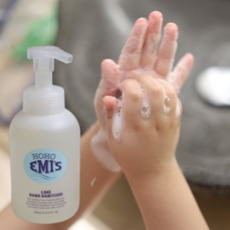 [우리아기 지켜주는] 호호에미 순한 베이비 손 세정제 아기 베이비 물비누 핸드워시 라임향 530 ml, 2개, 53ml