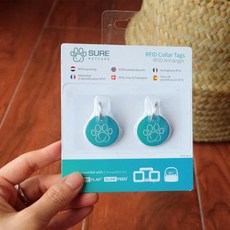 날치기 방지 스마트 피더 액세서리 반려동물 분수 그릇 식별 플레이트 자동, 2pc Chips, 1개