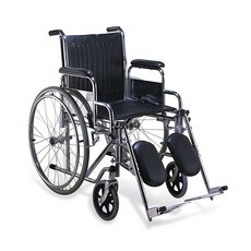 탄탄 거상형 스틸 휠체어 접이식 수동, 1개