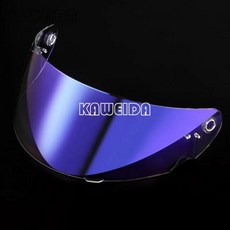 오토바이 풀 페이스 헬멧 바이저 렌즈 BELL 퀄리파이어 DLX MIPS용 도금 렌즈, 04 Revo Blue
