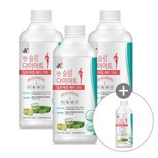  펫슬림 다이어트 알로에겔 베라250 3병+1병덤(총4병), 없음 
