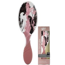 Wet Brush 오리지널 디탱글러 브러시 메탈릭 실버, II Blush/Multi_1 Count (Pack o, 1개 - 마사지거즈