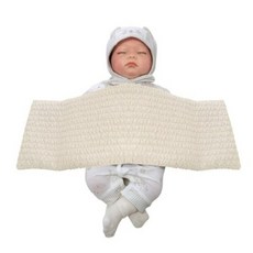 이몽 유아용 뱀부리플 가슴안정 좁쌀 태열 베개 6구획, 베이지, 1개