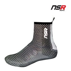 NSR 플래시 슈커버 야간반사 자전거 신발 슈즈 커버, M, 그린