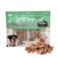 강아지 전용 간식 치킨 큐브 300g 천연 영양식, 해빙7 1