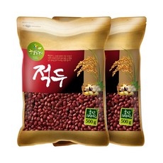 현대농산 국산 적두, 500g, 2개