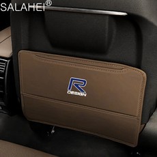 자동차 좌석 뒷면 킥 방지 패드 보호 커버 볼보 XC90 V90 V60 XC60 V40 S80 S60 S90 C40 XC40 V70 XC70 C30 C70 Rdesign용, Brown-Rdesign, 브라운, 1개