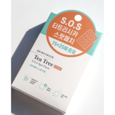브링그린 티트리 시카 진정케어 SOS 스팟패치 75+25매, 2개