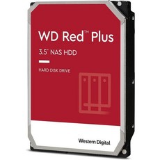 하드디스크 추가 데스크탑용 내장 HDD WD Red Plus 6TB NAS 3.5 하드 드라이브 5400RPM 클래스 SATA 6Gbs CMR 64MB 캐시, 3TB - 하드디스크6tb