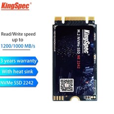 KingSpec SSD M2 NVME 2242 ssd 500gb M.2 PCIe 128GB 512GB 1 테라바이트 nmve 노트북 PC 용 내장 하드 디스크 hdd, [02] NVME 2242 256GB, NVME 2242 256GB