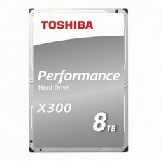 A급 Toshiba 8TB X300 HDWR180 (SATA3/7200/256M) - 도시바x300