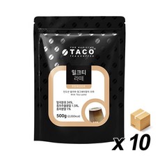 타코 밀크티 라떼 500g 10개박스