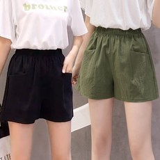 여성밴딩반바지