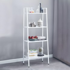 마켓플랜 다용도 코지 레이어드 메쉬선반, 화이트, 4단