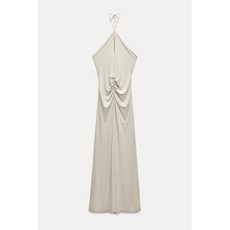 ZARA 자라 드레이프 홀터 롱 원피스 8338248 8338/248