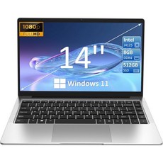 노트북 14 8GB DDR4 512GB SSD 컴퓨터Intel Celeron J41254M Cache 최대 2.70GHz 제미니 레이크 Windows 11 FHD 1920x10