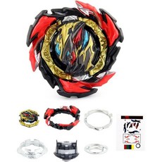 Bey Burst 스타터 B-19101 위험한 벨리알 올 마이트-2 다이너마이트 부스터 슈퍼킹 격투 장난감 게임 상의 자이로 스피닝 브루스트 토이 (B-1901)