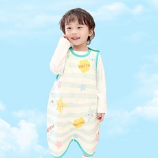아동 아기 수면조끼 유아 아동 가을 겨울 실내복 잠옷