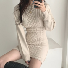 겨울 가을 아가일무늬 숏 매너 등트임 보여 힙랩 여성 INS