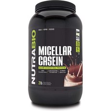 NutraBio 카제인 단백질 907g 초코맛 자기전 보충제, 없음, 1개