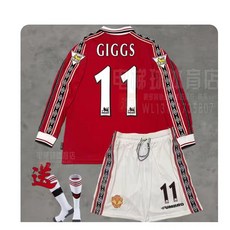 98-99 맨유레전드 유니폼 베컴 긱스 솔샤르 레트로유니폼 반팔 긴팔축구복 레드