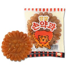 무직타이거 찹쌀 손약과 과자 아이들 간식, 50g, 20개