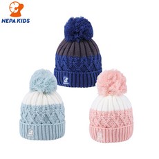 파란색방울비니