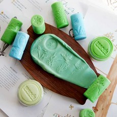Vitagrano 엠보싱스탬프 청첩장 아트 웨딩액자 스탬프, 1개, (대리석)겨울