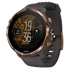 Suunto 7 GPS 스포츠 스마트워치 그래파이트/구리 색상 110158, 흑연 구리_스테인리스 스틸