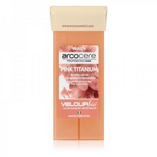 Arcocere Professional Wax Pink Titanium Hair Removal Wax Roll - On 유럽직배송, Refill 100 ml