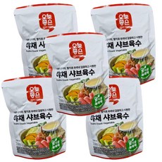 야채 샤브육수 120g x 5개 희석농축액 간편멸치육수