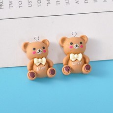 24k곰돌이팬던트