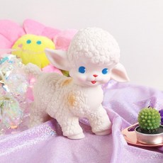 루버돌 베이비램 핑크인테리어 [빈티지 레트로 삑삑이 인형 소품]
