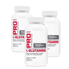 지엔씨 프로 퍼포먼스 L-글루타민 GNC Pro Performance L-Glutamine, 3개, 90정