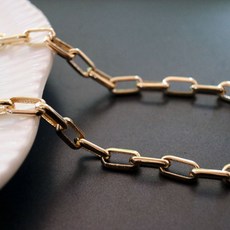 뷰띵 14K 18K 앤틱사각 체인목걸이