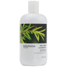 Solutions 솔루션스 티트리 페퍼민트 오일 윤기 공급 엉킴방지 모든 모발용 컨디셔너 355ml, 1개, 386g