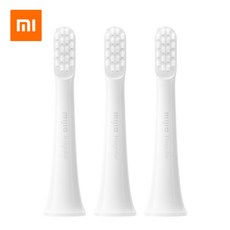 샤오미 수카스 SOOCAS 음파전동칫솔 X1 X3 X5 V1 교체칫솔모 미지아 T100칫솔모, 3개입, 미지아 T100칫솔모 화이트