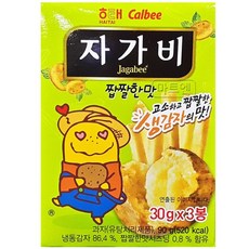 해태제과 자가비 짭짤한맛 스낵 파우치, 90g, 10개