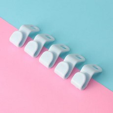 가방걸이 행어 후크 커넥터 의류 옷장 정리 및 보관 가능 다기능 연결 버클 5 개, [03] blue