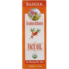 Badger Company Face Oil Seabuckthorn 29.5ml, 1개