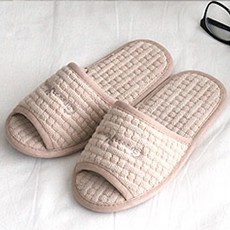 리빙업오션 컴피거실화 층간소음 워셔블 실내화, 베이지