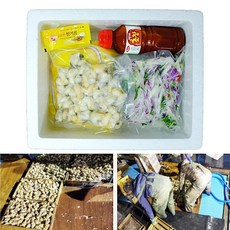 동해안 자연산 손질 백고동 밀키트 백골뱅이무침, 1개