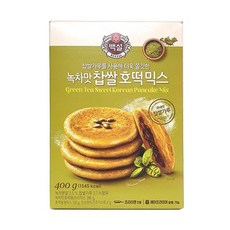 백설 녹차맛찹쌀호떡믹스400g !Izus, 1개