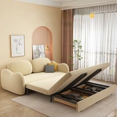 홈푸레아 폭넓은 쇼파베드 라텍스 접이식 침대 소파 베드 공간활용 폴딩, 1. 126cm