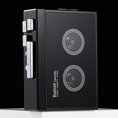 아날로그 카세트 레트로 감성 테이프 플레이어 메모리, 피아노 블랙 K66 스탠다드 모델