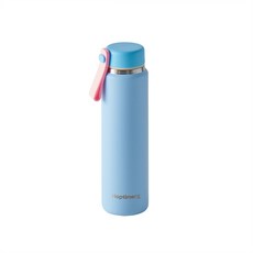 포켓 텀블러 보틀 미니 슬림 스텐 진공 보온보냉 손잡이, 1개, 267ml, 블루