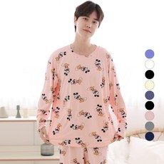 투와이 디즈니 성인 아동 패밀리 피치 긴팔 파자마 상하세트 PG304